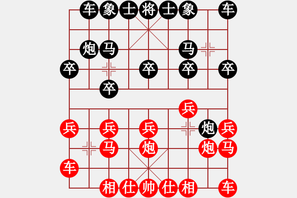 象棋棋譜圖片：百思不得棋解[575644877] -VS- 小秋[1721059770] - 步數(shù)：10 