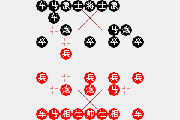 象棋棋譜圖片：1511061919 袖棋先生-誰解棋中味.pgn - 步數(shù)：10 