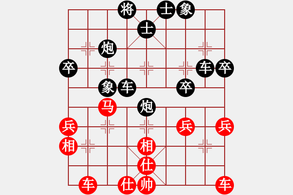 象棋棋譜圖片：自我催眠(1段)-負(fù)-鷺島三劍(5段) - 步數(shù)：40 