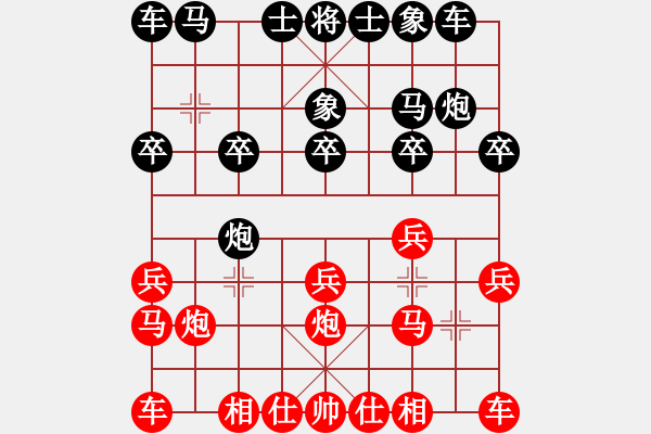 象棋棋譜圖片：中原風火(2段)-負-本溪三小(1段) - 步數(shù)：10 