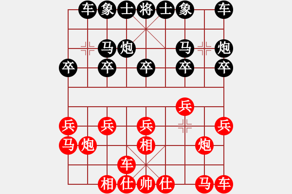 象棋棋谱图片：中华大帝国(9段)-胜-名剑之独剑(5段) - 步数：10 