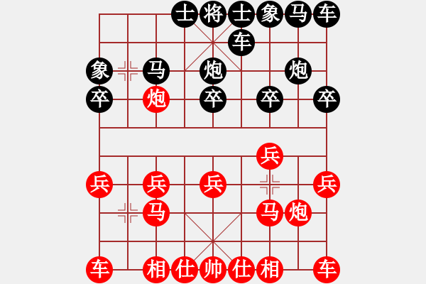 象棋棋譜圖片：老蔡[523791670] -VS- 橫才俊儒[292832991] - 步數(shù)：10 