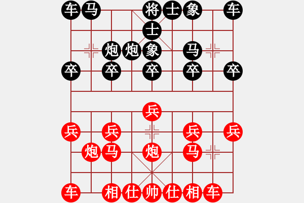 象棋棋譜圖片：棄馬殺象 獻(xiàn)炮絕殺：三臺怪手[1127175411] -VS- abcd[2016945348] - 步數(shù)：10 