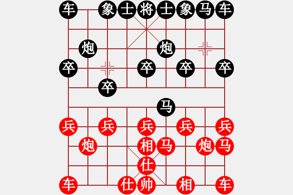 象棋棋譜圖片：摩西(后勝)和氣 - 步數(shù)：10 