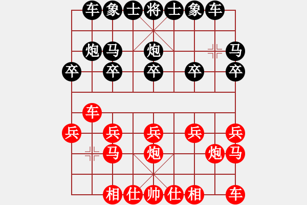 象棋棋譜圖片：橫才俊儒[紅] -VS- 田青[黑] 大年三十事 - 步數(shù)：10 