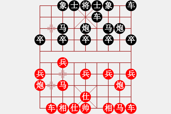 象棋棋譜圖片：不老傳說[1093607139] -VS- 橫才俊儒[292832991] - 步數(shù)：10 