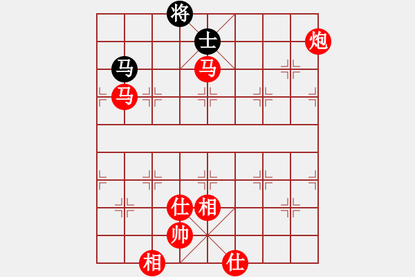 象棋棋譜圖片：棋局-3k n3342 - 步數(shù)：100 