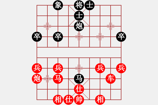 象棋棋譜圖片：一統(tǒng)江湖-守護[1286565127] 勝 芳棋(純人下棋)[893812128] - 步數(shù)：39 