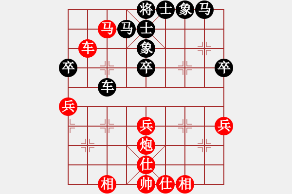 象棋棋譜圖片：wkkkkw(5星)-勝-弈網(wǎng)小兵(9星) - 步數(shù)：40 