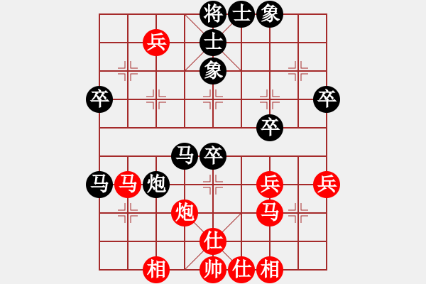 象棋棋譜圖片：大家發(fā)財(cái)在2007紅負(fù)葬心【中炮不進(jìn)三兵對(duì)左炮封車轉(zhuǎn)列炮】 - 步數(shù)：40 