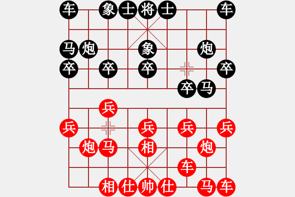 象棋棋譜圖片：和和氣氣(8星)-勝-豹豹豹豹豹(7星) - 步數(shù)：10 