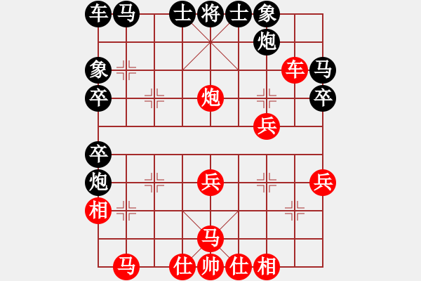 象棋棋譜圖片：特工(風魔)-勝-石溪水銀川(9星) - 步數(shù)：30 