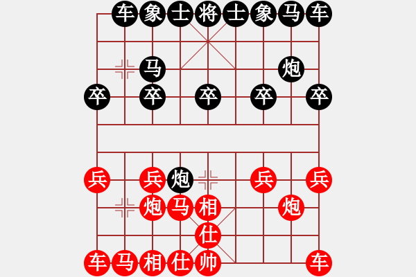 象棋棋譜圖片：雨過天明[554838488] -VS- 8855大地[851538108] - 步數(shù)：10 