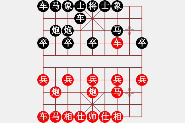 象棋棋譜圖片：山靈[112160832] -VS- 唐伯虎[29701704] - 步數(shù)：10 