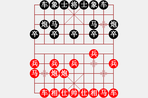 象棋棋譜圖片：碧桂園杯特約棋迷海選賽場 十三步倒 先勝 HGLY - 步數(shù)：10 