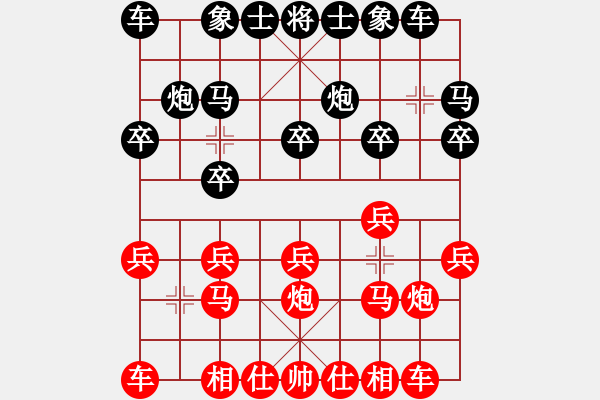 象棋棋譜圖片：期待你的轉身vsxy. - 步數(shù)：10 