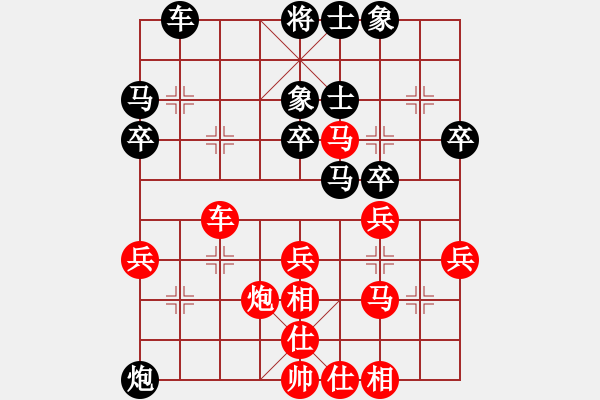 象棋棋譜圖片：龍虎鬧九宮(8段)-負(fù)-龍?jiān)诮?5段) - 步數(shù)：40 