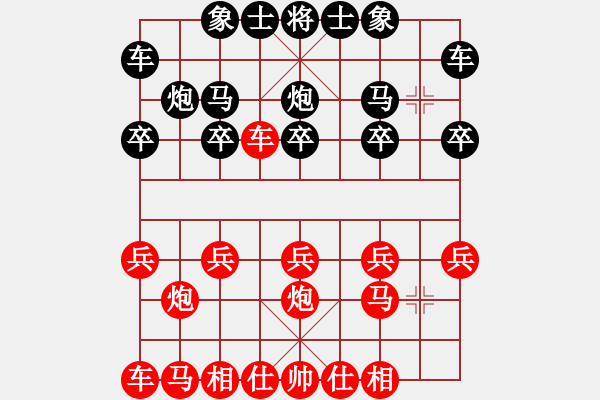 象棋棋譜圖片：橫才俊儒[292832991] -VS- 老頑童[736795052] - 步數(shù)：10 