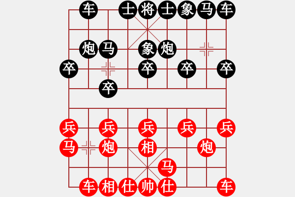 象棋棋譜圖片：2022.9.29.25五分鐘先勝飛相局速勝 - 步數(shù)：10 