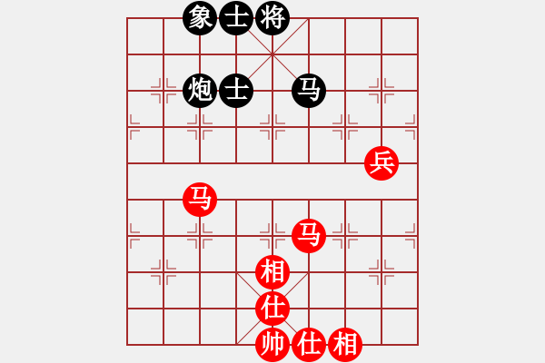 象棋棋譜圖片：wsxedcr(9星)-和-abcdeedcba(9星) - 步數(shù)：100 