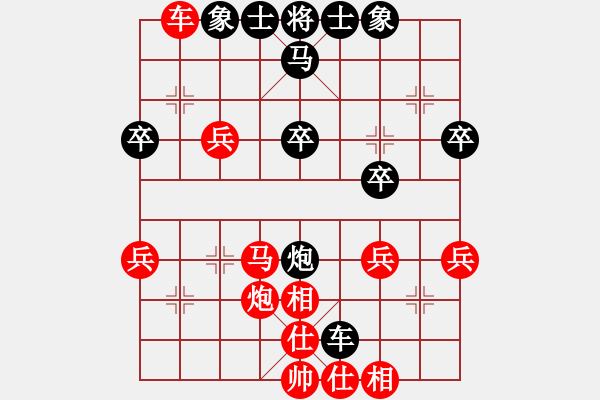 象棋棋譜圖片：銀川輸棋6順炮直車(chē)對(duì)雙橫車(chē)占肋 - 步數(shù)：40 