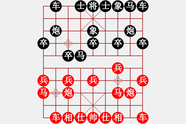 象棋棋譜圖片：當(dāng)頭炮應(yīng)對飛象悶宮絕殺 - 步數(shù)：10 