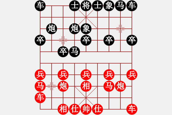 象棋棋譜圖片：千里暮云平[441837026] -VS- 一線之間[2633993492] - 步數(shù)：10 