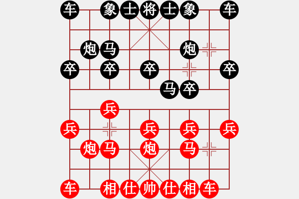 象棋棋谱图片：刘宝林和曲一哲.pgn - 步数：10 