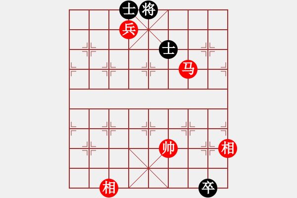 象棋棋譜圖片：坤哥制作殘局馬兵勝雙士卒 - 步數(shù)：0 