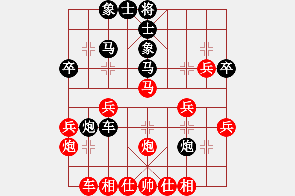 象棋棋譜圖片：喜來逢(3段)-勝-乙子(1段) - 步數(shù)：40 