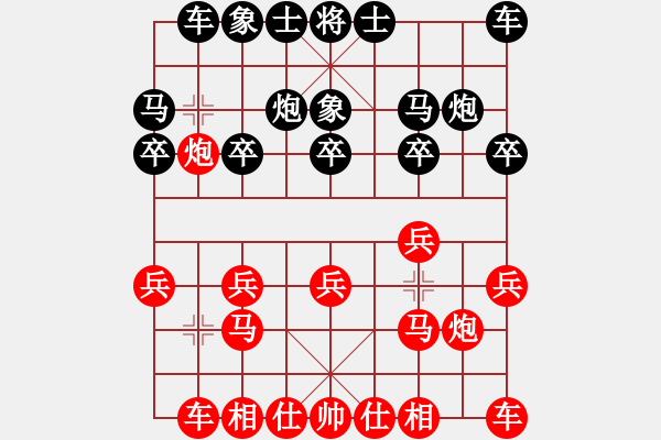 象棋棋譜圖片：四川謝天將先勝湖北王維一 - 步數(shù)：10 