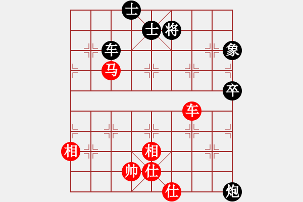 象棋棋譜圖片：四駕牛車(chē)VS下棋好累(2017-6-11) - 步數(shù)：100 