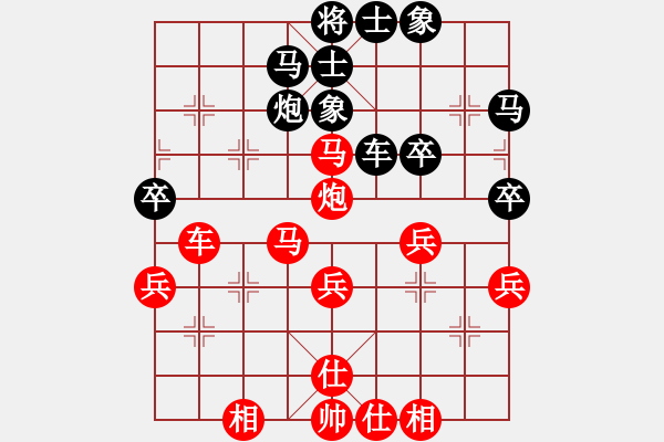 象棋棋譜圖片：science(2段)-勝-弱點(diǎn)(7段) - 步數(shù)：40 