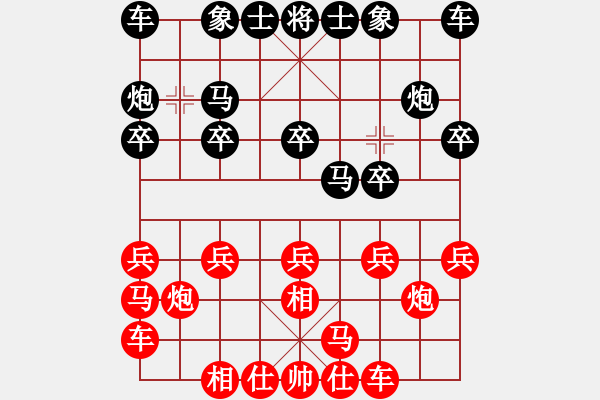 象棋棋谱图片：程吉俊 先和 王昊 - 步数：10 