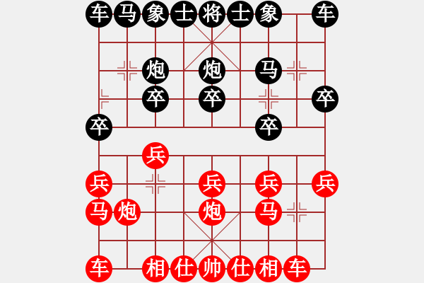 象棋棋譜圖片：順棋自緣[724459661] -VS- 騎士[439807400] - 步數(shù)：10 