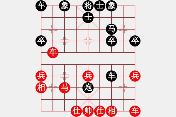 象棋棋譜圖片：楊大俠[1574627520] -VS- 你會喜歡的[387775643] - 步數(shù)：30 