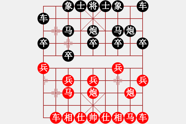 象棋棋譜圖片：niudawen(7段)-勝-棋劍震天山(7段) - 步數(shù)：10 