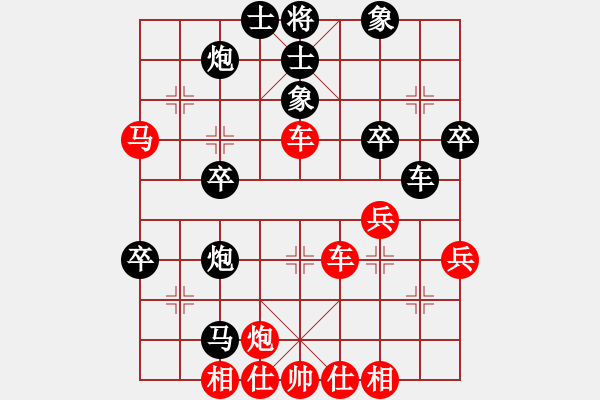 象棋棋譜圖片：duoduoshao(9星)-和-上帝之劍(北斗) - 步數(shù)：50 