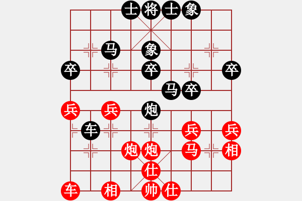 象棋棋譜圖片：與大師對(duì)陣 - 步數(shù)：30 