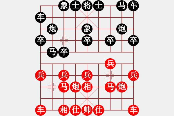 象棋棋譜圖片：向您學(xué)學(xué)(3星)-勝-氣勢(shì)磅礴(7f) - 步數(shù)：10 