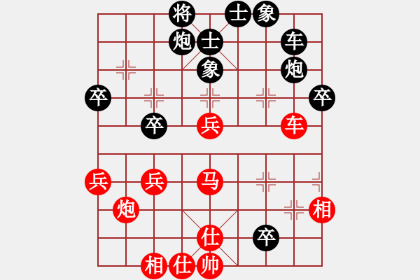 象棋棋譜圖片：1 （研究上面3局） - 步數(shù)：40 