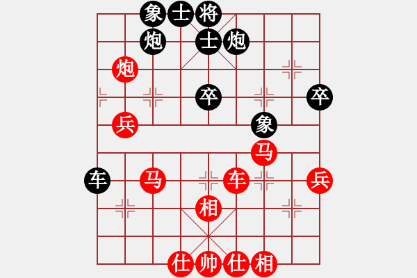 象棋棋谱图片：五七炮互进三兵对屏风马边卒右马外盘河 象7进5 车1进5上海 欧阳琦琳 胜 云南 党国蕾 - 步数：60 