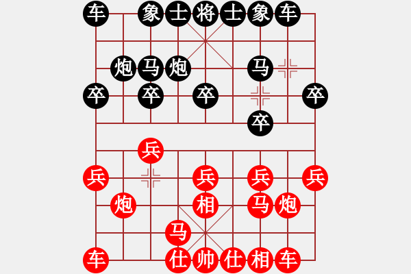 象棋棋譜圖片：老叟無(wú)名(3段)-負(fù)-玄天邪帝(6段) - 步數(shù)：10 