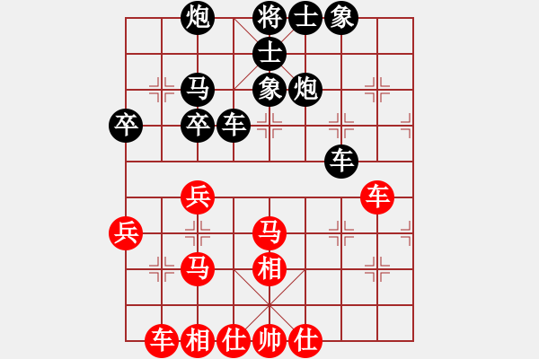 象棋棋譜圖片：4031793(縣令) 負 3083232(校尉) - 步數：40 