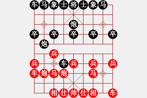 象棋棋譜圖片：丑帥哥[紅先負(fù)] -VS-陳健纘[黑] - 步數(shù)：10 