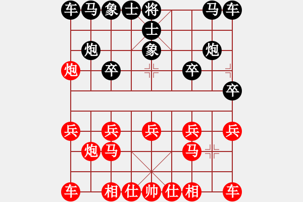 象棋棋譜圖片：兵臨城下[569001270] -VS- 手工畫[3332754821] - 步數(shù)：10 