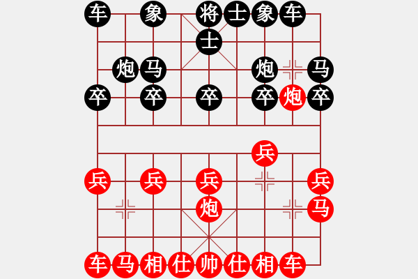 象棋棋譜圖片：祝你好運(yùn)[1286124537] -VS- 百思不得棋解[575644877] - 步數(shù)：10 