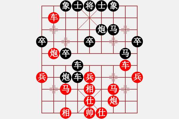 象棋棋譜圖片：不耀眼星星(7段)-勝-魯中老帥(9段) - 步數(shù)：40 