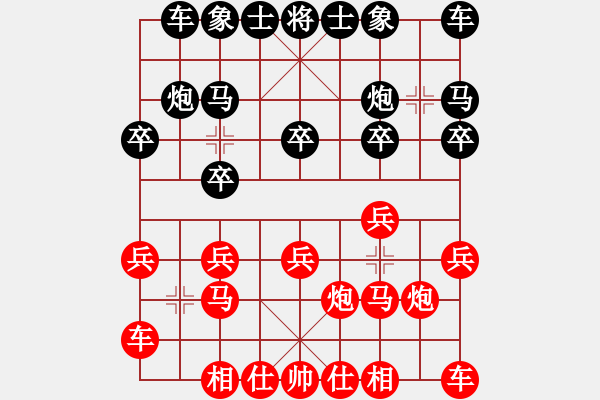 象棋棋譜圖片：夜行者 [1308606372] -VS- hx【將】[2684880401] - 步數(shù)：10 