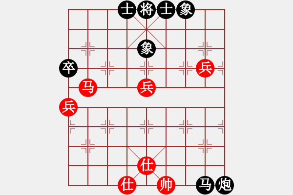 象棋棋譜圖片：白眉大俠[紅] -VS- 橫才俊儒[黑] - 步數(shù)：72 